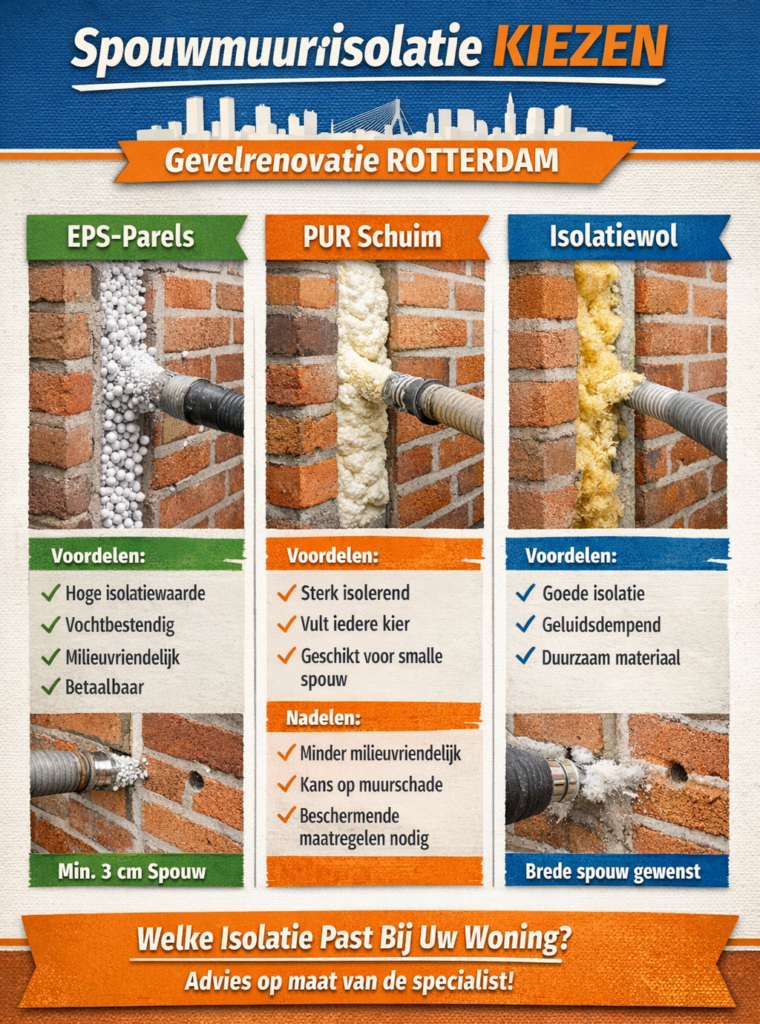 keuzehulp voor spouwmuur isoleren